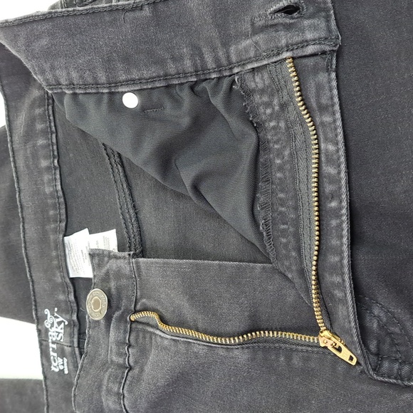 Terra & Sky Skinny Faded Black Jeans Size 16W - Picture 12 of 14